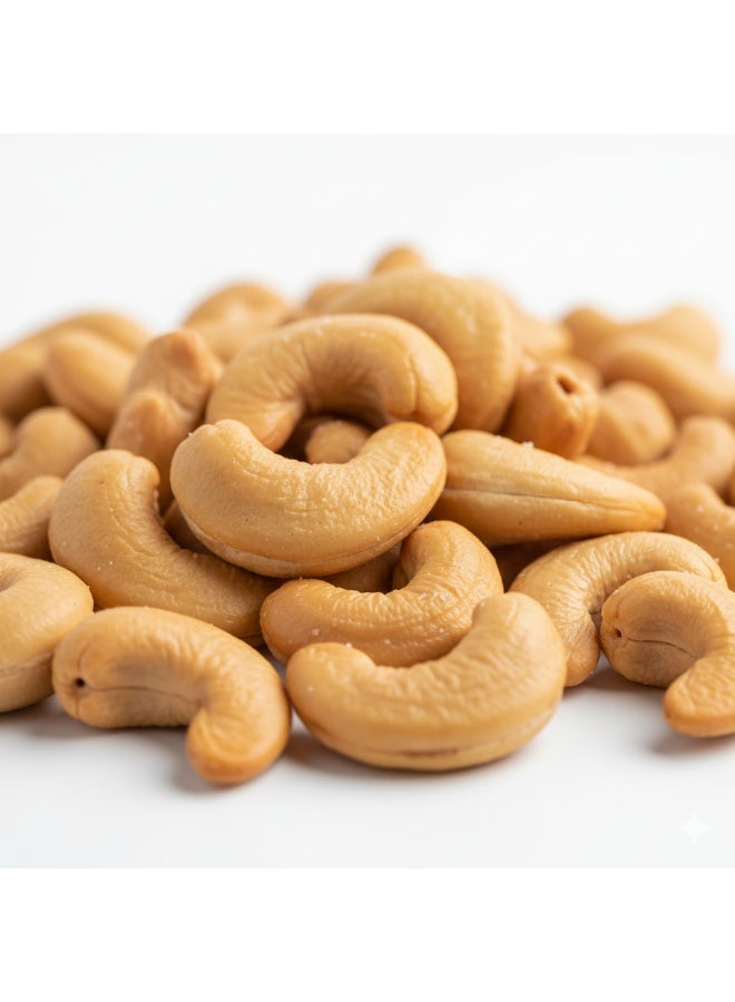 Premium roasted cashews from Al Shaheen Nuts, selected jumbo kernels, rich taste and perfect crunch. Weight: 250g, carefully packaged. - Image 1